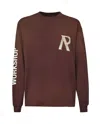 Represent Long Sleeve Jersey With Scotch Effect Logo In Cedar