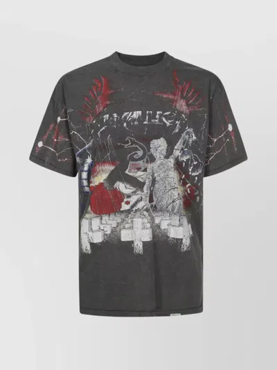 Represent X Metallica Master Of Puppets T-shirt In Vintage Grey