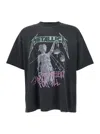 Represent Master Of Puppets X Metallica Grey T-shirt With Front And Back Print In Cotton Blend Man