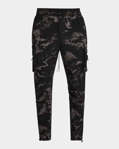 Represent Men's 247 Tech Cargo Pants In Black Camo