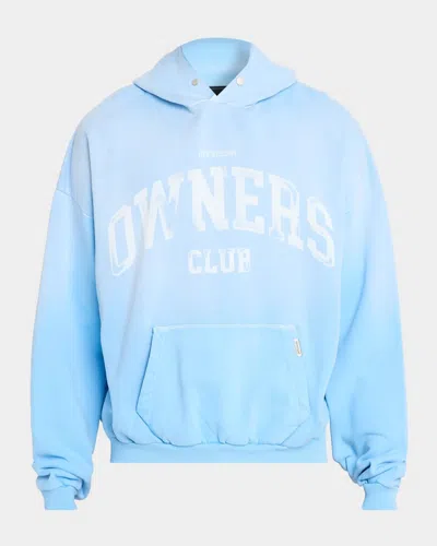 Represent Men & Apos;s Owners Cotton Hoodie In Blue