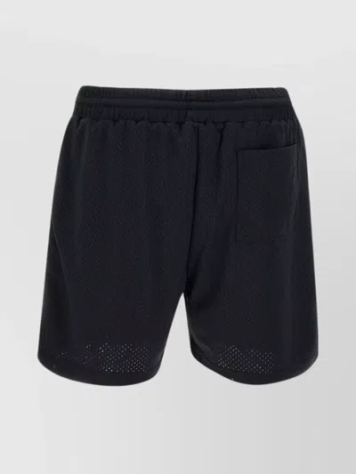 Represent Men's Club Perforated Weave Shorts In Black