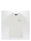 Represent White Crewneck T-shirt With With Front And Back Owners Club Print In Cotton Man In White