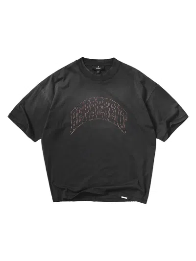 Represent Men's Embellished Logo Cotton T-shirt In Black