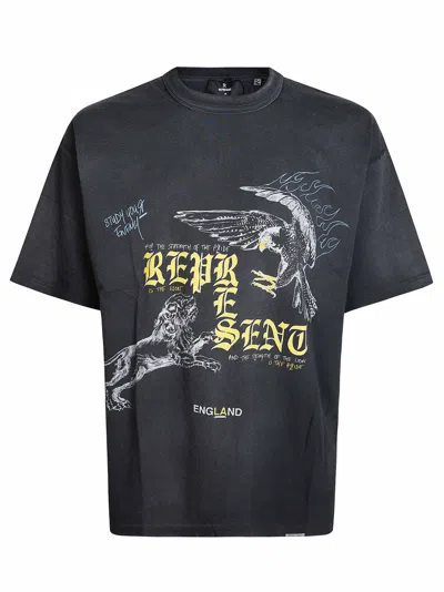 Represent Men's Enemand Graphic T-shirt In Blue