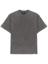 Represent Grey Solid Crew Neck T-shirt In Gray