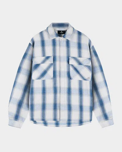REPRESENT MEN'S FLANNEL BUTTON-DOWN SHIRT