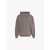 Represent Mens Fog Owners Club Brand-print Relaxed-fit Cotton-jersey Hoody Xl In Grey