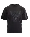 Represent Westside T-shirt In Stained Black