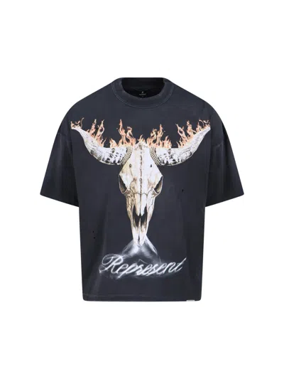 Represent Men's Hemp-cotton T-shirt In Black