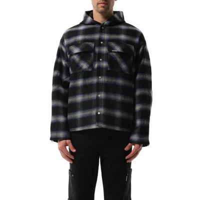 REPRESENT MEN'S HOODED OVERSHIRT