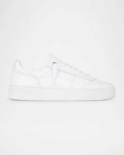 Represent Men's Initial Leather Low-top Sneakers In White