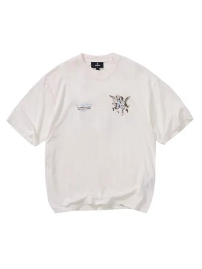 Represent Men's Legacy Cherubs Graphic Oversized T-shirt In White
