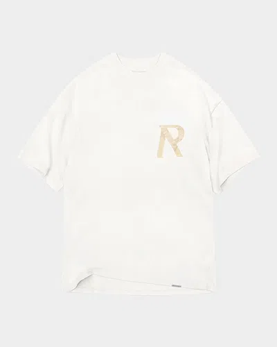 Represent Men's Masking Tape Initial T-shirt In Flat White