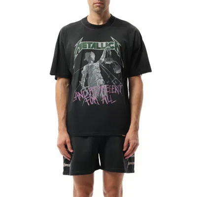 Represent Men's Metallica Justice T-shirt In Black