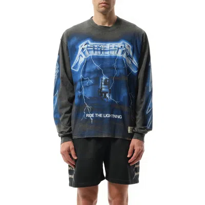 REPRESENT MEN'S METALLICA RIDE THE LIGHTNING LONG SLEEVE T-SHIRT