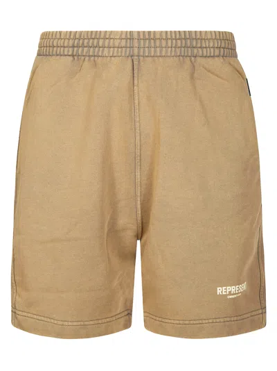 Represent Men's Mini Owners Club Shorts In Beige