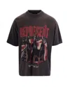 Represent Graphic Crew Neck T-shirt Short Sleeves In Brown