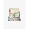 Represent Mens Multi Higher Truth Graphic-print Stretch-woven Shorts In Multi