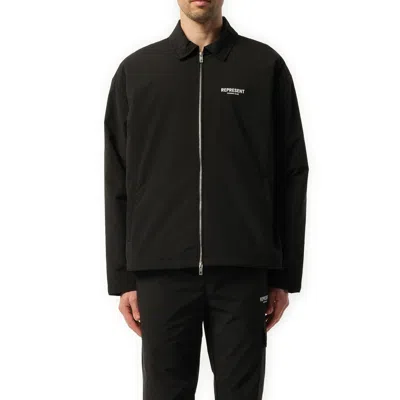 Represent Men's Owners Club Coach Jacket In Black