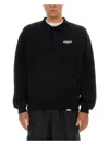 Represent Men's Polo With Logo T-shirt In Black