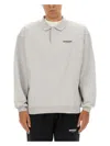 Represent Polo With Logo In Grey