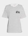 Represent Men's Raceway Stripe Graphic T-shirt In White