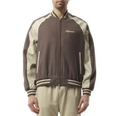 REPRESENT MEN'S RAGLAN VARSITY BOMBER JACKET
