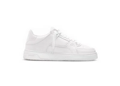 Pre-owned Represent Men's  Apex Flat Sneakers In White