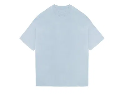 Pre-owned Represent Men's  Blank Oversized T-shirt In Washed Blue