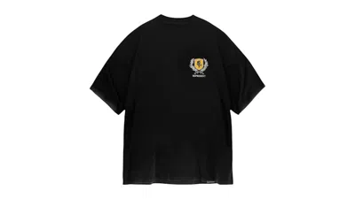 Pre-owned Represent Men's  Crest T-shirt In Vintage Black