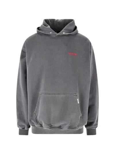 Represent Men's  Graphic Cotton Sweater In Gray