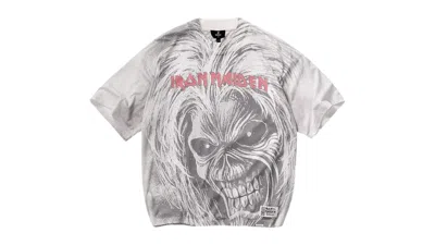 Pre-owned Represent Men's  Iron Maiden Killers T-shirt In Flat White