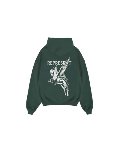 Pre-owned Represent Men's  Mascot Hoodie In Forest Green