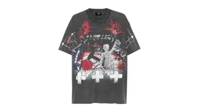 Pre-owned Represent Men's  Master Of Puppets Tee Shirt In Grey