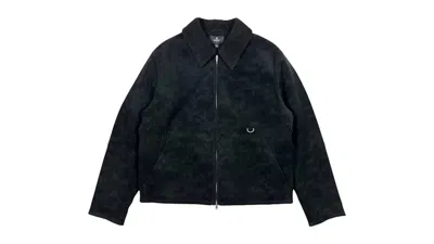 Pre-owned Represent Men's  Mlm10013201 Shearling Jacket In Jet Black