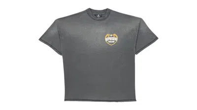 Pre-owned Represent Men's  Mlm100171  Angel Border T-shirt In Black