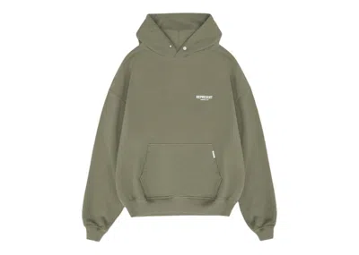 Pre-owned Represent Men's  Owners Club Hoodie In Olive