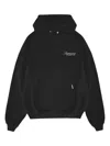 Represent Black Hoodie With Logo Lettering Detail On The Front And Maxi Logo Print On The Rear In Cotton Man In Black
