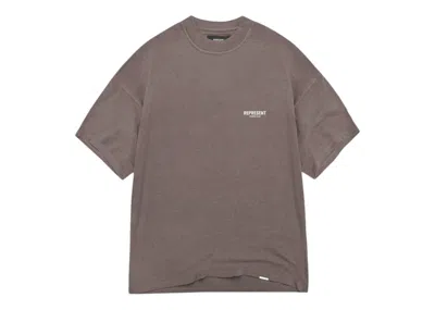Pre-owned Represent Men's  Owners Club T-shirt In Fog In Gray
