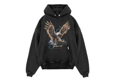 Pre-owned Represent Men's  Racing Team Eagle Hoodie In Vintage Black