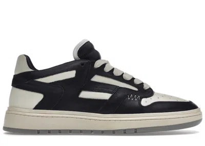 Pre-owned Represent Men's  Reptor Low Vintage Sneakers In Black/white