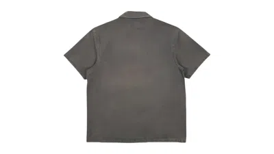 Pre-owned Represent Men's  Script Camp Collar Shirt In Black