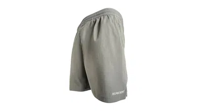 Pre-owned Represent Men's  Season Script Short In Grey In Gray