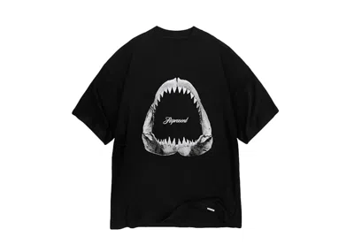 Pre-owned Represent Men's  Shark Jaws T-shirt In Off Black