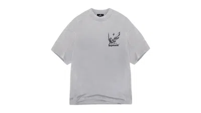 Pre-owned Represent Men's  Spirits Of Summer Tee Shirt In Grey