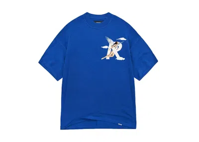 Pre-owned Represent Men's  Storms In Heaven T-shirt In Cobalt Blue