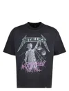 Represent Master Of Puppets X Metallica Grey T-shirt With Front And Back Print In Cotton Blend Man In Black