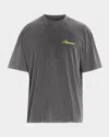 Represent Script Logo T-shirt In Gray