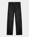 Represent Men's Season Cargo Pants In Jet Black